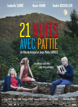 AFFICHE "VINGT ET UNE NUITS AVEC PATTIE" un film de Arnaud et Jean-Marie Larrieu