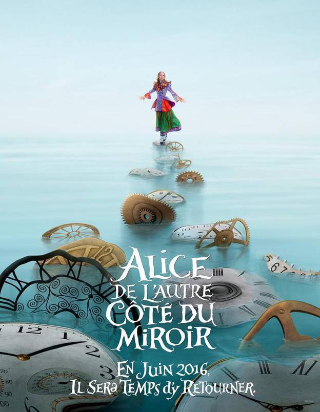 Alice de l'autre côté du miroir affiche