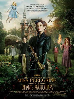 Miss Peregrine et les enfants particuliers : Affiche du film de Tim Burton