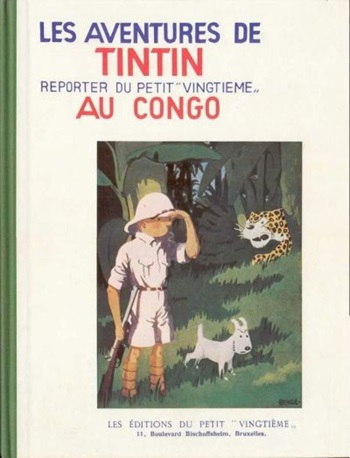 Tintin au Congo couverture 1