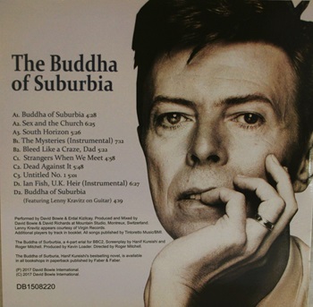 The Buddha of Suburbia original verso