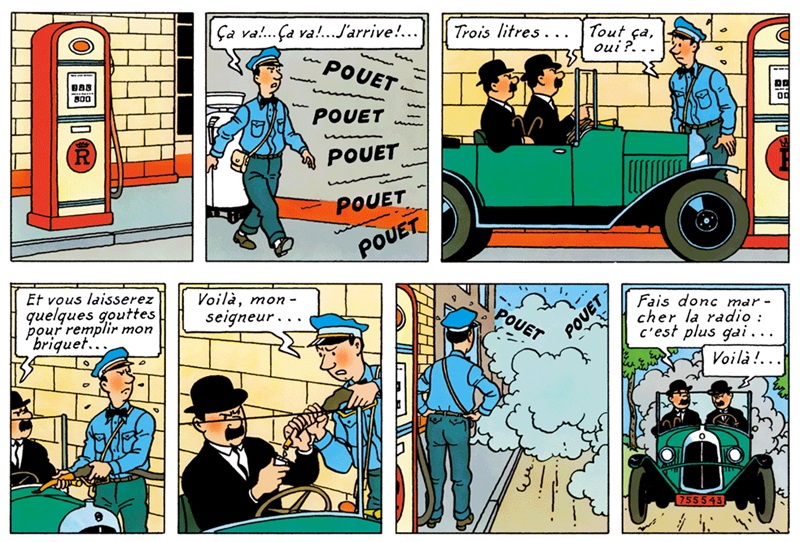 Tintin au pays de l or noir image