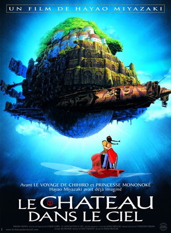 Le château dans le ciel affiche