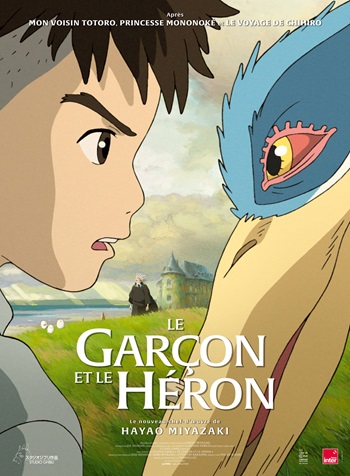 Le garçon et le héron affiche 01