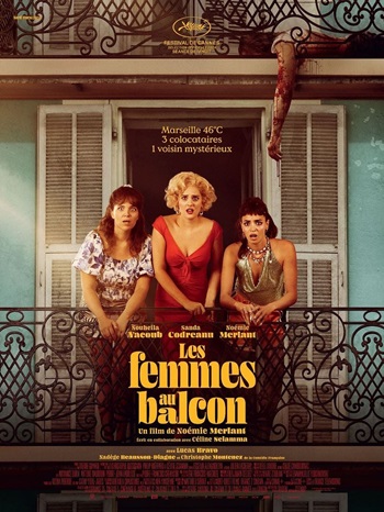 Les femmes au balcon affiche